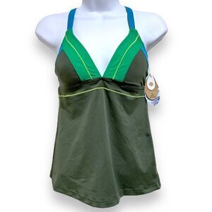 prAna Atla Tankini in Pewter Women’s Size Small NWT